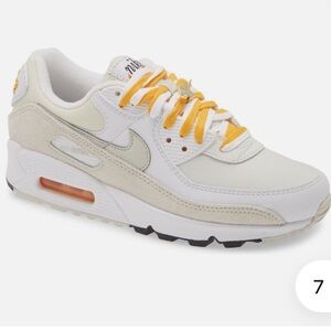 Nike Air Max 90 SE FIRST USE White Light Bone Gold Alabaster 8